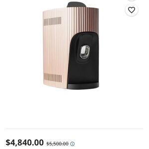 Rose Gold and Black Home Kitchen Appliance Gelato professional machine